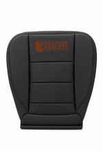 Load image into Gallery viewer, 2001 Ford F250 Lariat Driver Side Bottom Replacement Leather Seat Cover Black