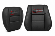 Load image into Gallery viewer, 2011-2020 For Jeep Grand Cherokee Full Front Suede Leather Perf Seat Cover Blk