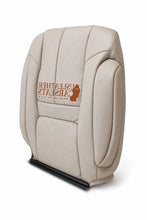 Load image into Gallery viewer, 99 2000 Cadillac Escalade Passenger Lean Back Perforated Leather Seat Cover Tan