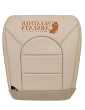 Load image into Gallery viewer, 2000 Ford F350 Lariat Driver Bottom Leather Replacement Seat cover Parchment Tan