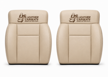Load image into Gallery viewer, 2008 Fits Ford F150 Lariat Full Front Top &amp; Bottom Leather Seat Cover Tan