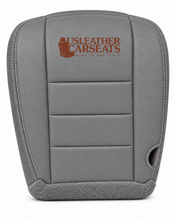 Load image into Gallery viewer, 2002 Ford Excursion Limited Driver Lean Back Replacement Leather Seat Cover Gray