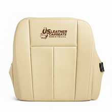 Load image into Gallery viewer, 07 08 Ford Expedition Passenger Bottom Leather Seat Cover Tan Perforated Pattern