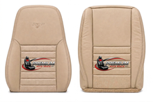 Load image into Gallery viewer, 1999 2004 Fits Ford Mustang GT V8 Front Top &amp; bottom Replacement Leather Seat Cover Tan