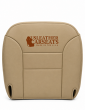Load image into Gallery viewer, 1995-1999 Chevy Silverado Suburban Driver Bottom. Leather Seat Cover Neutral Tan