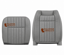 Load image into Gallery viewer, 1995 Chevy Impala SS Driver Bottom &amp; Lean Back Perf Vinyl Seat Cover Gray