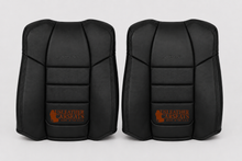Load image into Gallery viewer, 2001 Ford F250 Lariat Driver Side Bottom Replacement Leather Seat Cover Black