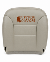 Load image into Gallery viewer, 1995-1999 GMC Sierra Yukon Tahoe Driver Bottom Synthetic Leather Seat Cover Gray