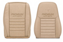 Load image into Gallery viewer, 1999 2004 Fits Ford Mustang GT V8 Front Top &amp; bottom Replacement Leather Seat Cover Tan