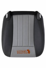 Load image into Gallery viewer, 2008 2010 Fits Dodge Dakota Laramie Driver Bottom Leather Seat Cover 2 tone Gray