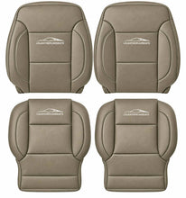 Load image into Gallery viewer, 2003 Chevy Avalanche Silverado Driver Side Lean Back Leather Seat Cover Gray
