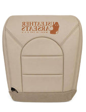 Load image into Gallery viewer, 2000 Ford F350 Lariat Driver Bottom Leather Replacement Seat cover Parchment Tan