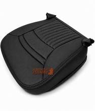Load image into Gallery viewer, 2000-2004 Chevy Corvette-Driver Bottom Replacement Leather Perf Seat Cover Black