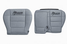 Load image into Gallery viewer, 2002 Fits Ford F150 Lariat front Top &amp; bottom Replacement Leather Seat Cover Gray