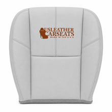 Load image into Gallery viewer, 2007-2013 2014 GMC Sierra Tahoe Driver Bottom Leather Seat Cover Light Titanium