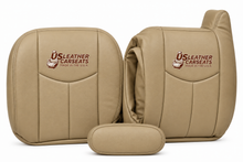 Load image into Gallery viewer, 2003-2006 Chevy Silverado &amp; GMC Sierra Full driver side Leather Seat Covers Tan