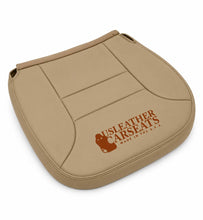 Load image into Gallery viewer, 1995-1999 Chevy Silverado Suburban Driver Bottom. Leather Seat Cover Neutral Tan