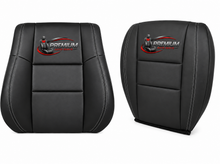 Load image into Gallery viewer, 2011-2020 For Jeep Grand Cherokee Full Front Suede Leather Perf Seat Cover Blk