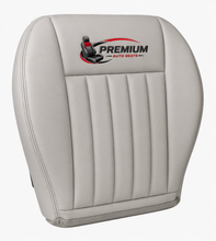 Load image into Gallery viewer, 05-07 Fits Jeep Liberty Driver &amp; passenger Bottom Leather Seat Cover Light Gray Stone