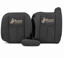 Load image into Gallery viewer, 03-07 Chevy Silverado LT HD -Driver Side Complete Leather Seat Covers Dark Gray
