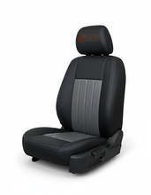Load image into Gallery viewer, 08 2009 2010 For Dodge Dakota Driver Full Front leather Seat Cover 2 tone Gray
