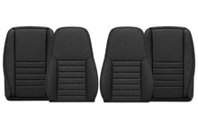 Load image into Gallery viewer, 99-04 Ford Mustang GT Front  Lean Back &amp; bottom Perforated Leather Seat Coves Black