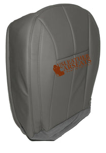 2003 2004 Fits Jeep Grand Cherokee Driver Bottom Synthetic Leather Seat Cover Gray