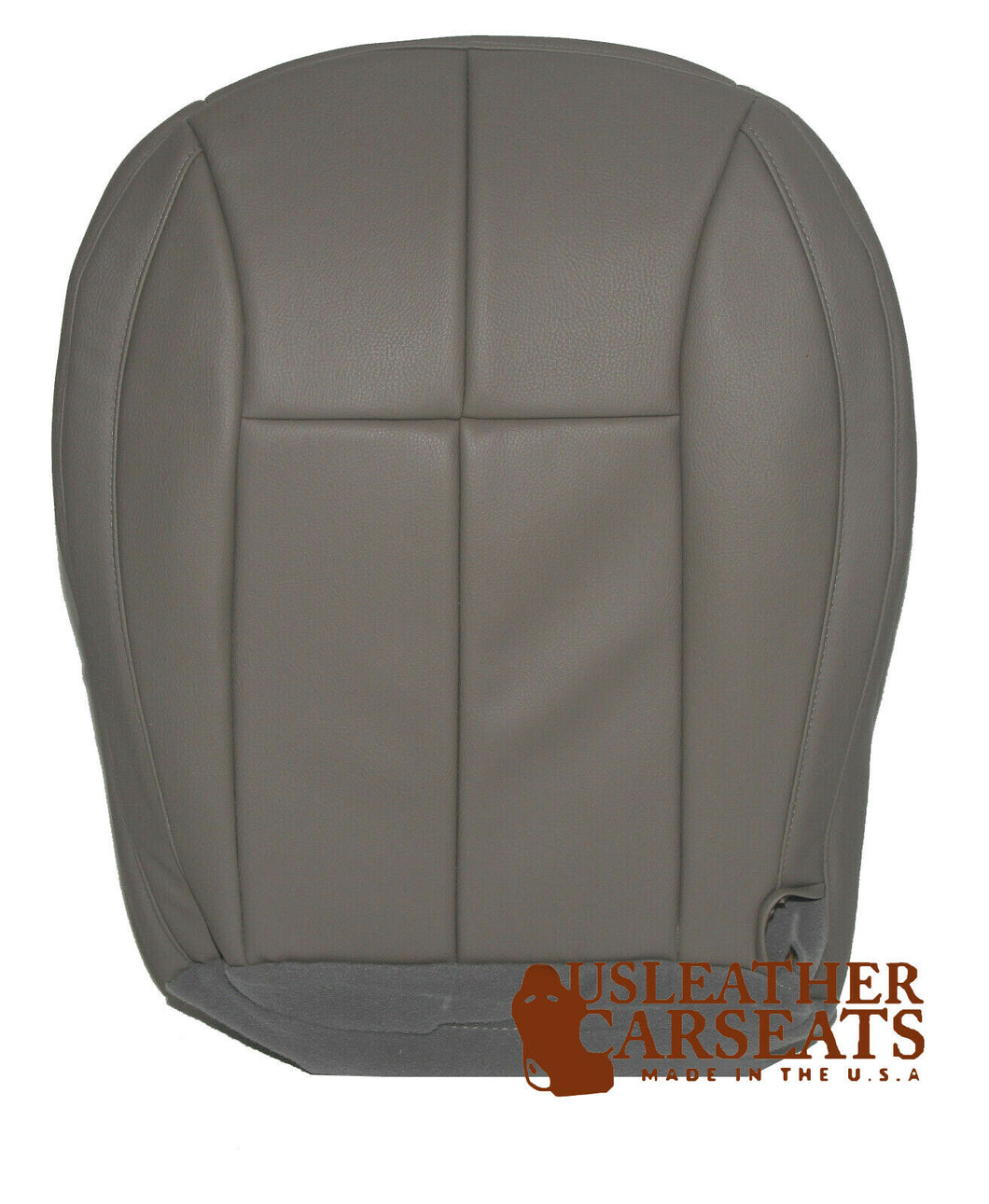 1999-2004 Fits Jeep Grand Cherokee Passenger Bottom Synthetic Leather Seat Cover Gray