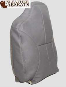 98-02 Fits Dodge Ram 2500 SLT -Driver Lean Back Synthetic Leather Seat Cover GRAY