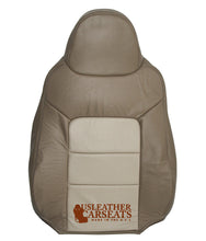 Load image into Gallery viewer, 2004 Ford Expedition Driver &amp; Passenger Complete Leather Seat Covers 2 Tone Tan