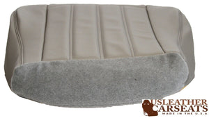 2005-2010 Fits Chrysler 200 300 Driver Side Bottom Leather Seat Cover Gray Stone