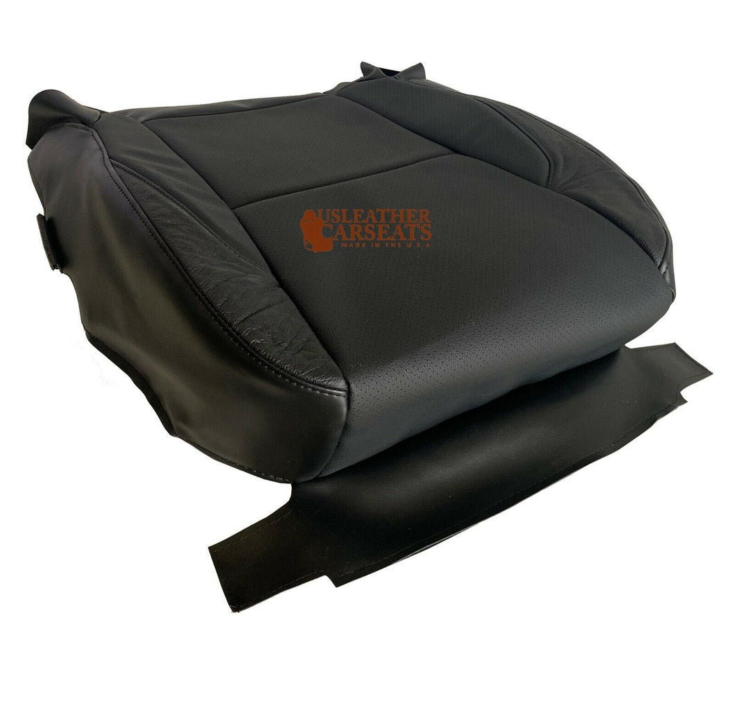 For 2007 TO 2013 Lexus ES350 Passenger Bottom Leather Perf Vinyl Seat Cover BLK