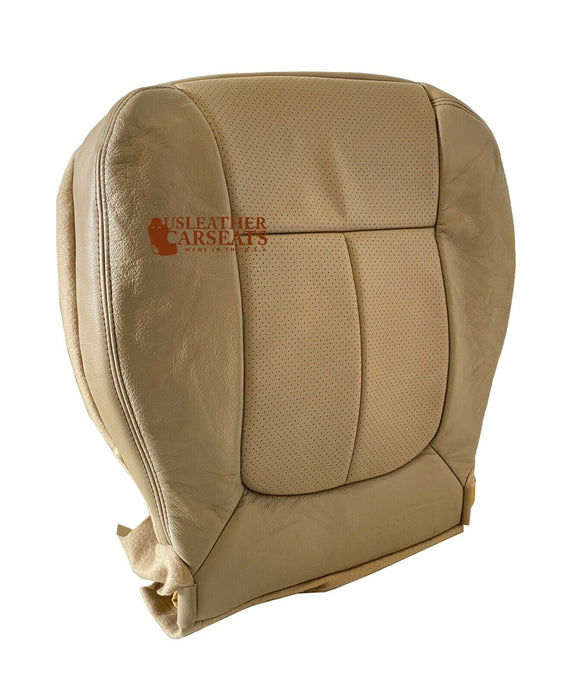 2009-2010 Ford F-150 Lariat Super Cab Driver Bottom Perf Leather Seat Cover Tan