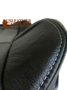 09 Fits Chrysler Town&Country Driver Bottom Leather Perforated Vinyl Seat Cover Black