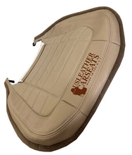 Load image into Gallery viewer, 1992 Fits  Jeep Cherokee Briarwood Driver Bottom Leather Seat Cover Tan