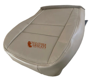 2008-2012 Ford Escape Hybrid Passenger Bottom Leather Seat Cover stone Gray
