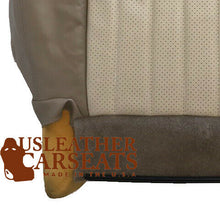 Load image into Gallery viewer, 2002-2005 Mercury Mountaineer Driver Side Bottom Leather Seat Cover 2 Tone Tan