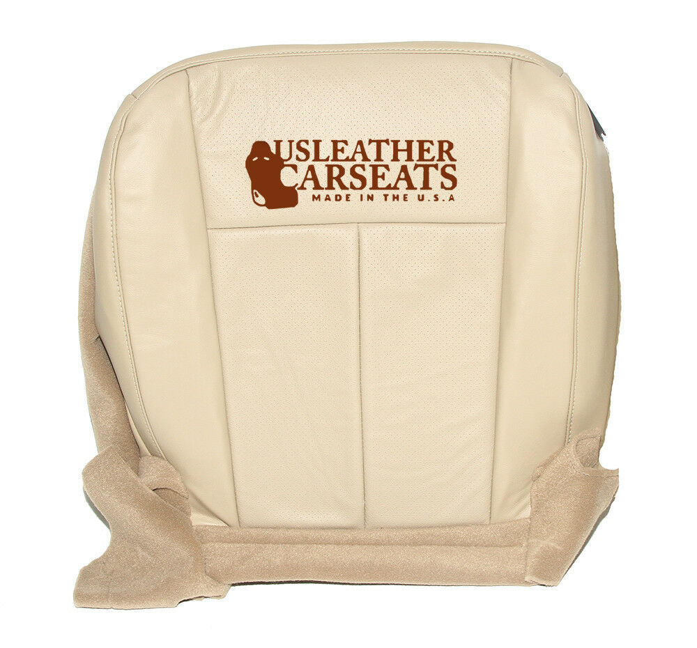 2007 2008 2009 Ford Expedition Driver Bottom Perforated Leather Seat Cover Tan