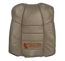 Load image into Gallery viewer, 2001 F250 F350 Lariat -- Driver Lean Back Replacement Leather Seat Cover TAN