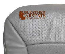 Load image into Gallery viewer, 2004 2005 2006 07 Ford E250 E350 Driver Bottom Perforated Vinyl Seat Cover Gray