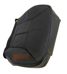 2006-2012 Chevy Impala SS Sedan 4-Door Passenger Bottom Leather Seat Cover Black