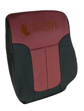 Load image into Gallery viewer, 2011 Ford F150 Driver Lean Back Leather Perf Vinyl seat cover 2 tone Blk/Red