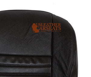 99-04 Ford Mustang GT V8 Passenger Bottom Perforated Leather Seat Cover Black