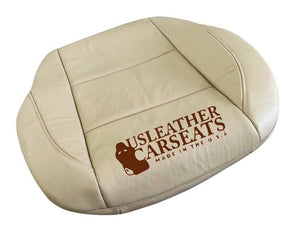 2009 to 2012 For Nissan Armada Titan Front Driver Bottom Leather Seat Cover Tan