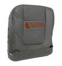 Load image into Gallery viewer, 2001 Ford F250 F350 Lariat Perforated Driver Side Bottom Leather Seat Cover Gray