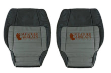 Load image into Gallery viewer, 2003 For Harley Davidson Full front 2nd-row Leather/vinyl Seat Cover 2 Tone Gray