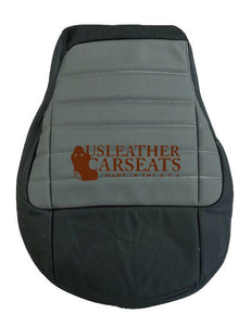 2002 For Harley Davidson Driver bottom 2nd-row Leather  Seat Cover 2 Tone Gray