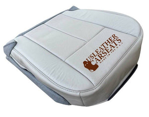 2007-2014 Ford Expedition Front driver side Perforated Leather Seat Cover Gray