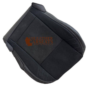 2015-2023 Fits Dodge Challenger SRT Hellcat Suede Perf Leather Seat Cover Black