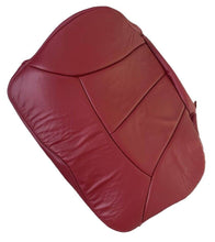 Load image into Gallery viewer, 2000 Peterbilt 389, 379 dump semi truck Driver Bottom leather seat cover Red